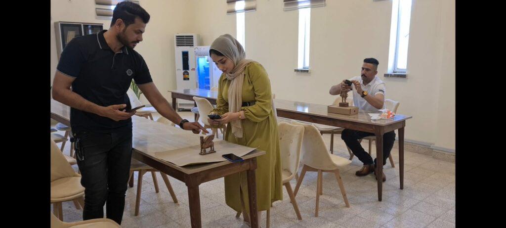 Data capture in Nasiryah city museum as part of the training workshop